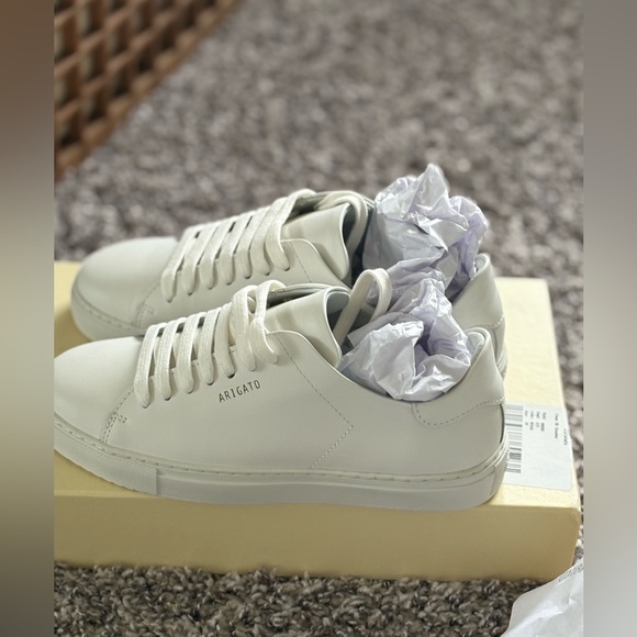 Axel Arigato Cream Leather Sneakers - Picture 8 of 8